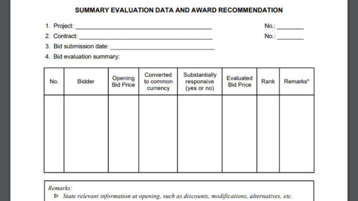 construction-bid-evaluation-report